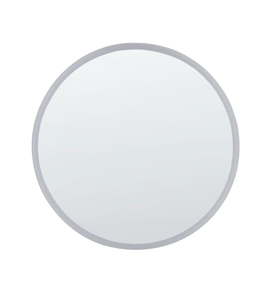 Miroir de salle de bain LED DEAUVILLE 79 cm 79 cm Argenté