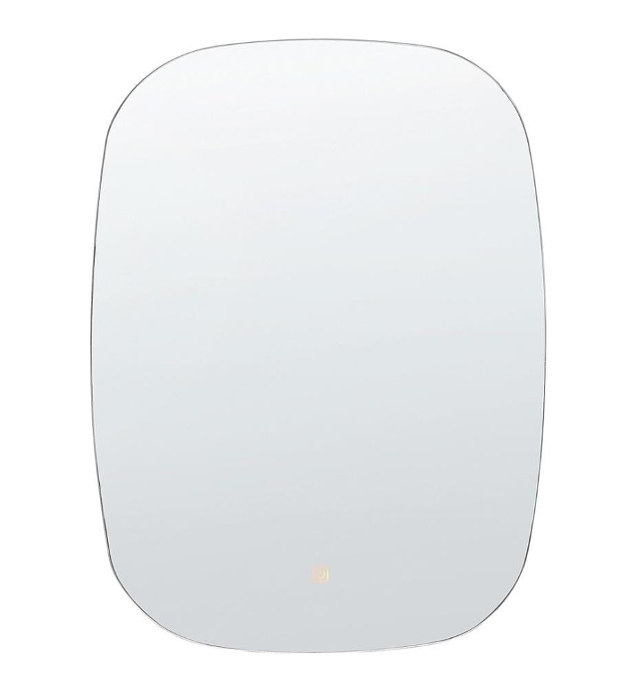 Miroir de salle de bain LED BERGERAC 58 cm 78 cm Argenté