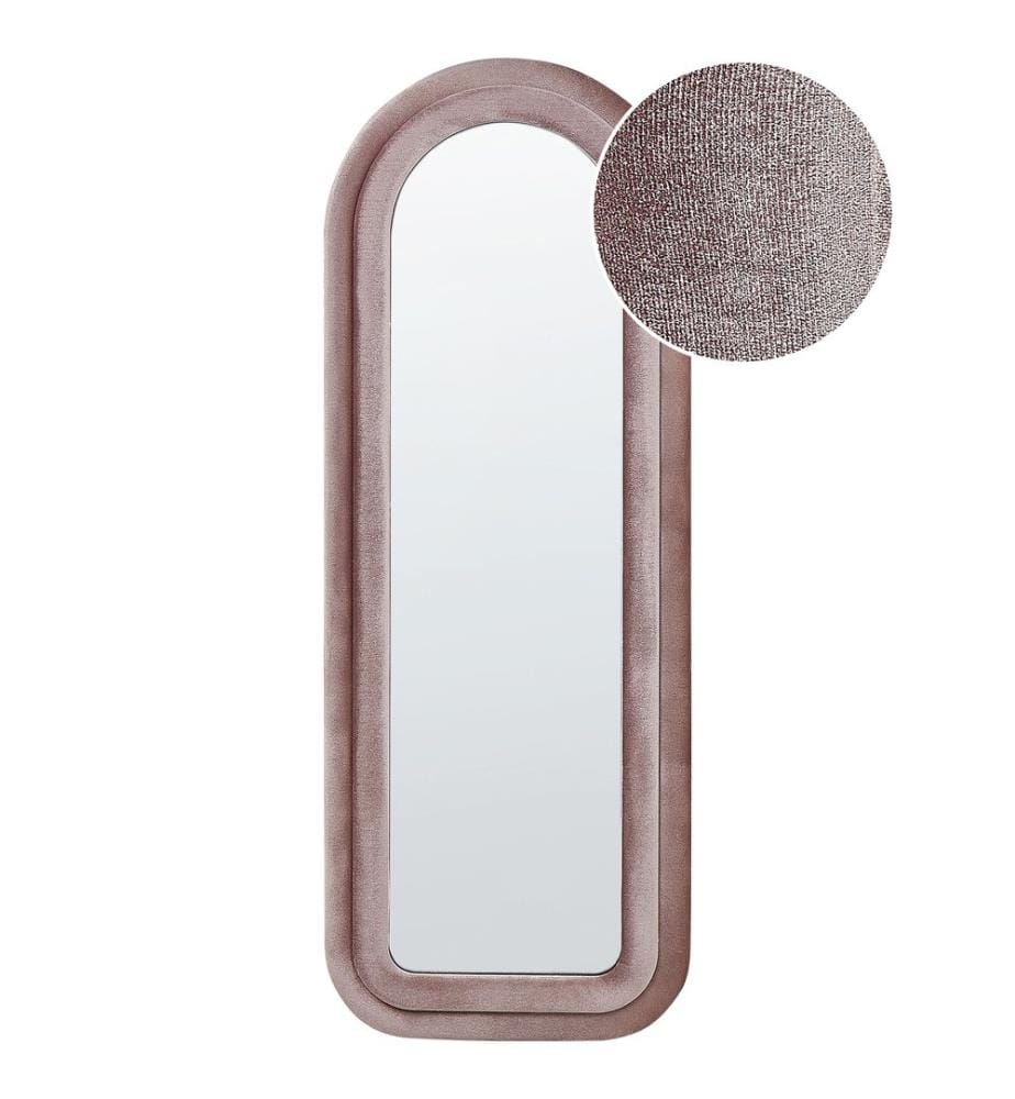Miroir CULAN 60 cm 160 cm Velours Rose