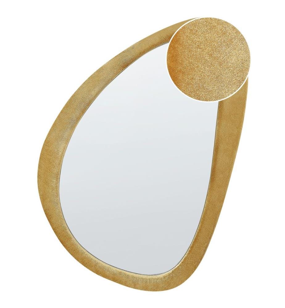 Miroir VENAS 61 cm 91 cm Velours Moutarde