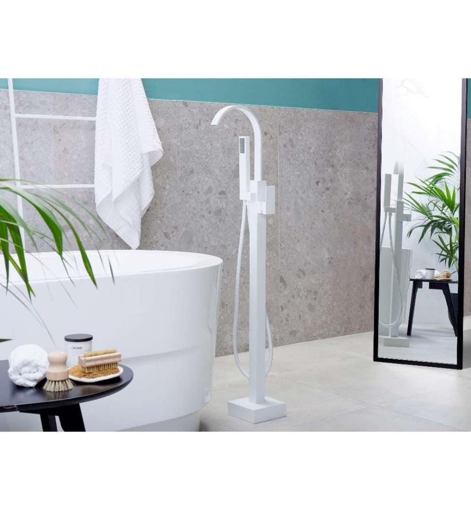 Robinet de baignoire autoportante RIBBON Blanc