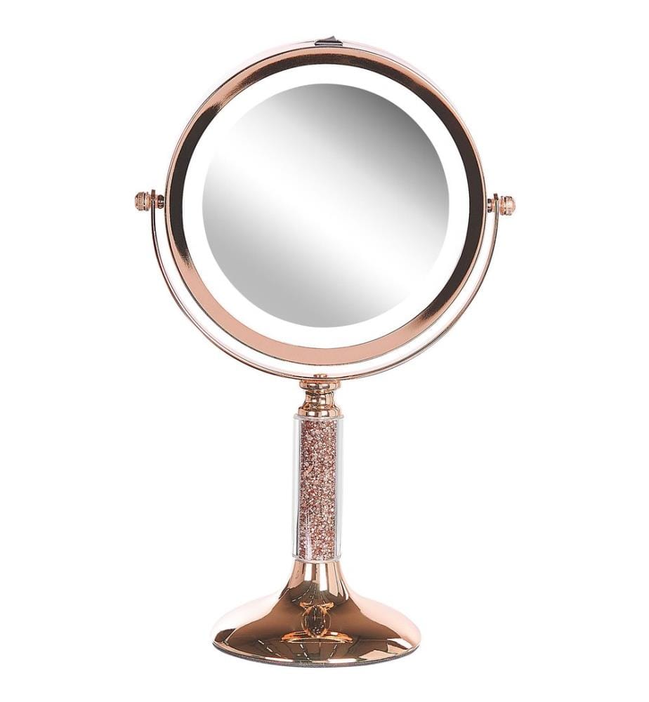 Miroir de table LED BAIXAS Rose doré