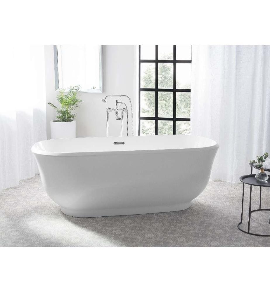 Baignoire îlot TESORO 170 x 77 cm Blanc