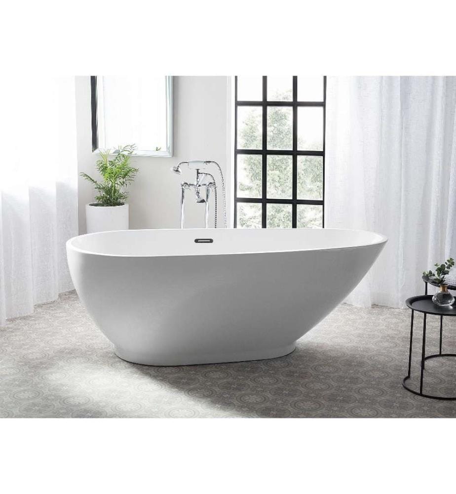 Baignoire îlot GUIANA 173 x 82 cm Blanc