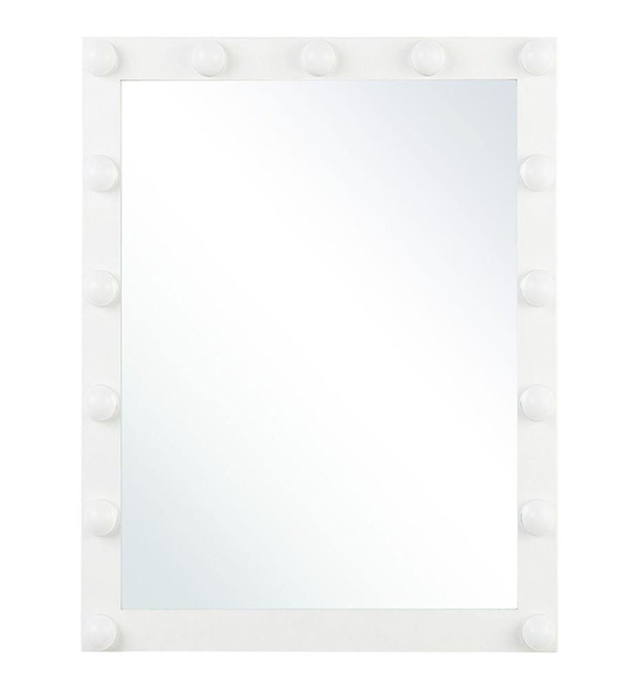 Miroir de salle de bain LED ODENAS 50 cm 60 cm Blanc