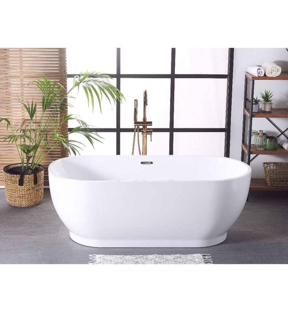 Baignoire îlot LEVERA 170 x 78 cm Blanc