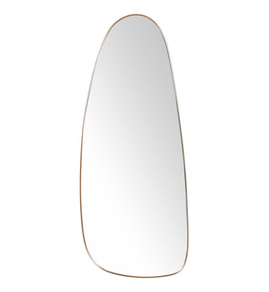 Miroir CERGY 39 cm 95 cm Métal Doré