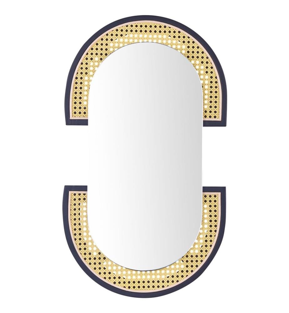 Miroir STAINS 43 cm 75 cm Polyrotin Naturel