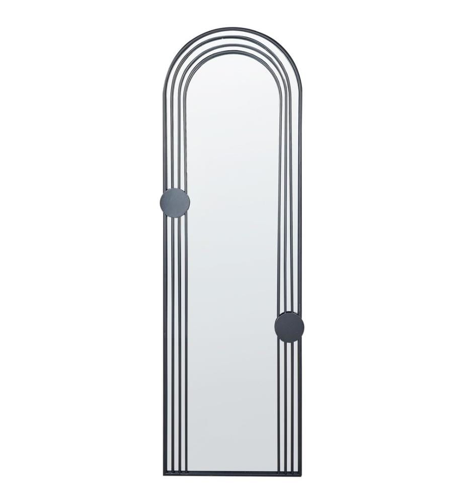Miroir AJAIN 45 cm 146 cm Métal Noir