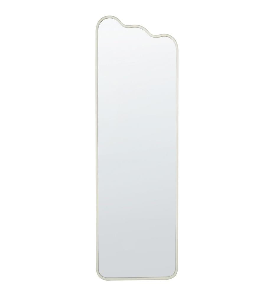 Miroir ABZAC 45 cm 145 cm Métal Blanc cassé