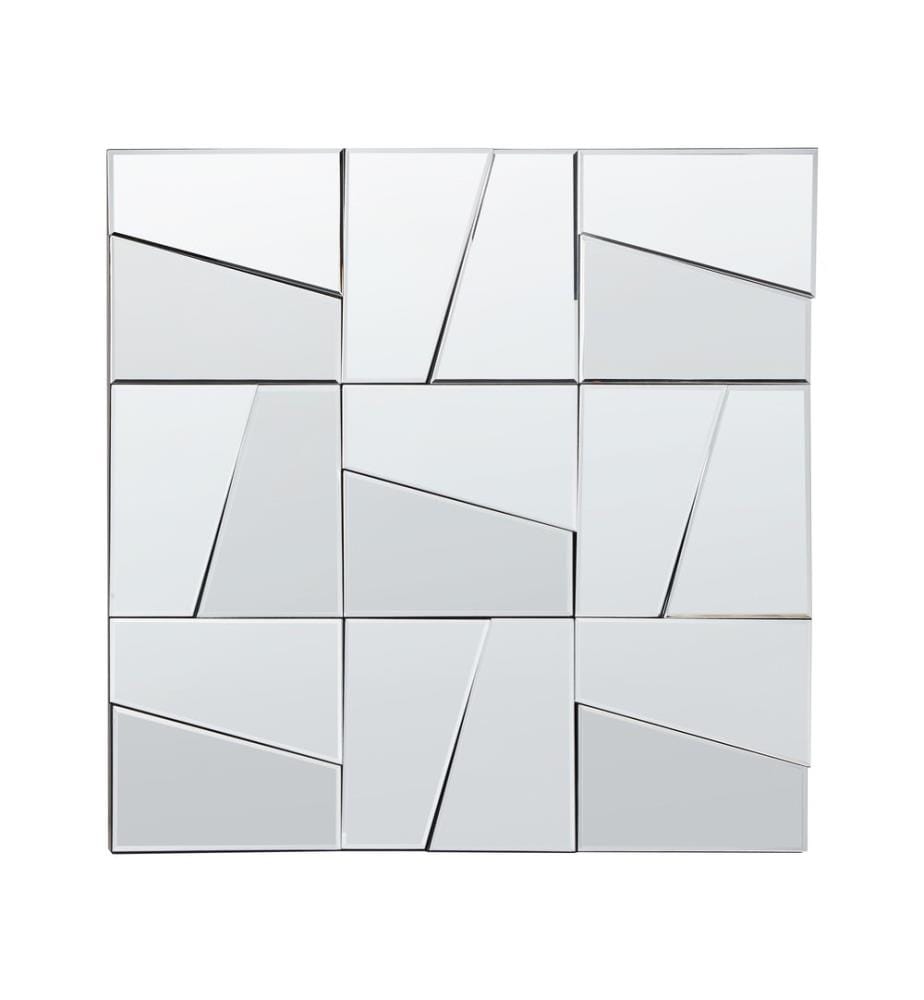 Miroir ANCEMONT 80 cm 80 cm Argenté