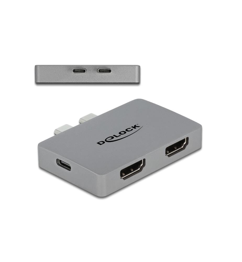 DELOCK - Adaptateur Dual HDMI Thunderbolt 3 - HDMI/USB type C