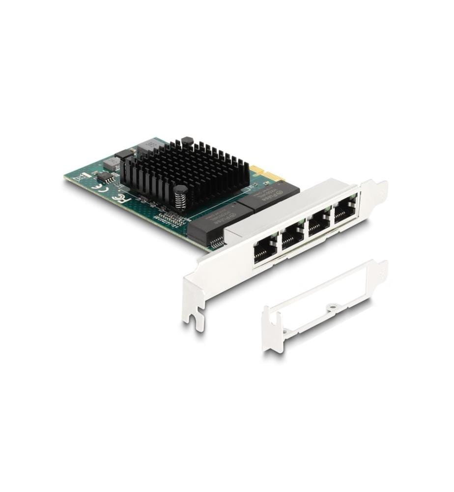 DELOCK - Carte réseau 4x RJ45 Gigabit, PCI-Express x1