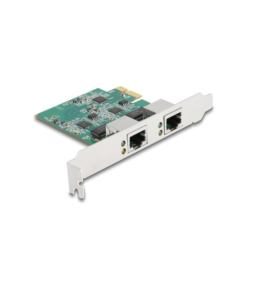DELOCK - Carte réseau 2x RJ45 2.5 Gbps PCI-Express x1