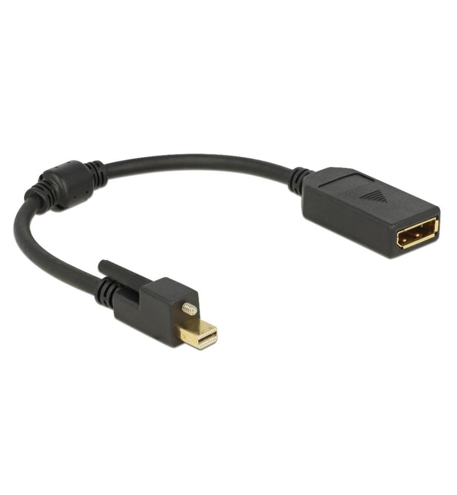 DELOCK - Adaptateur Mini-Displayport - Port d'affichage, 4K, à visser