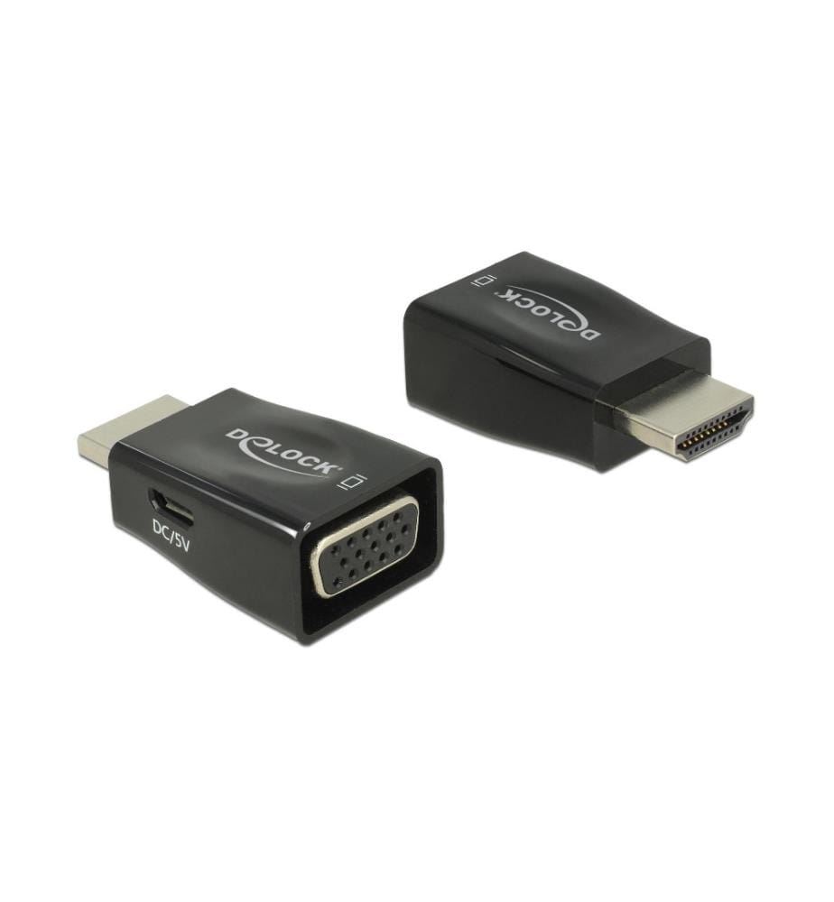 DELOCK - Convertisseur HDMI zu VGA Alimentation USB en option