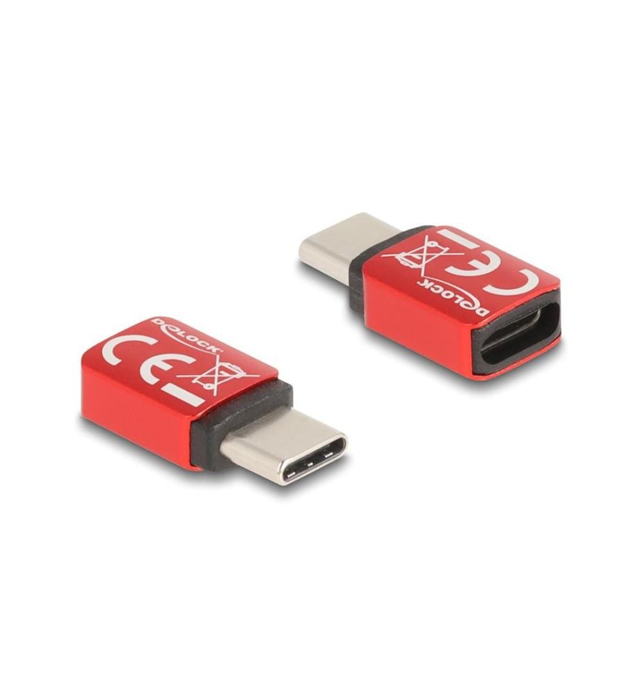 Delock Adaptateur USB Bloqueur de données USB-C mâle - USB-C femelle