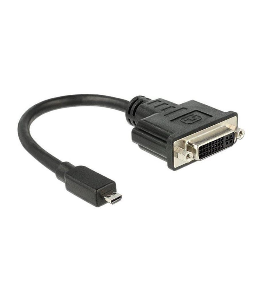Câble adaptateur Delock Micro-HDMI (HDMI-D)  DVI-I Noir