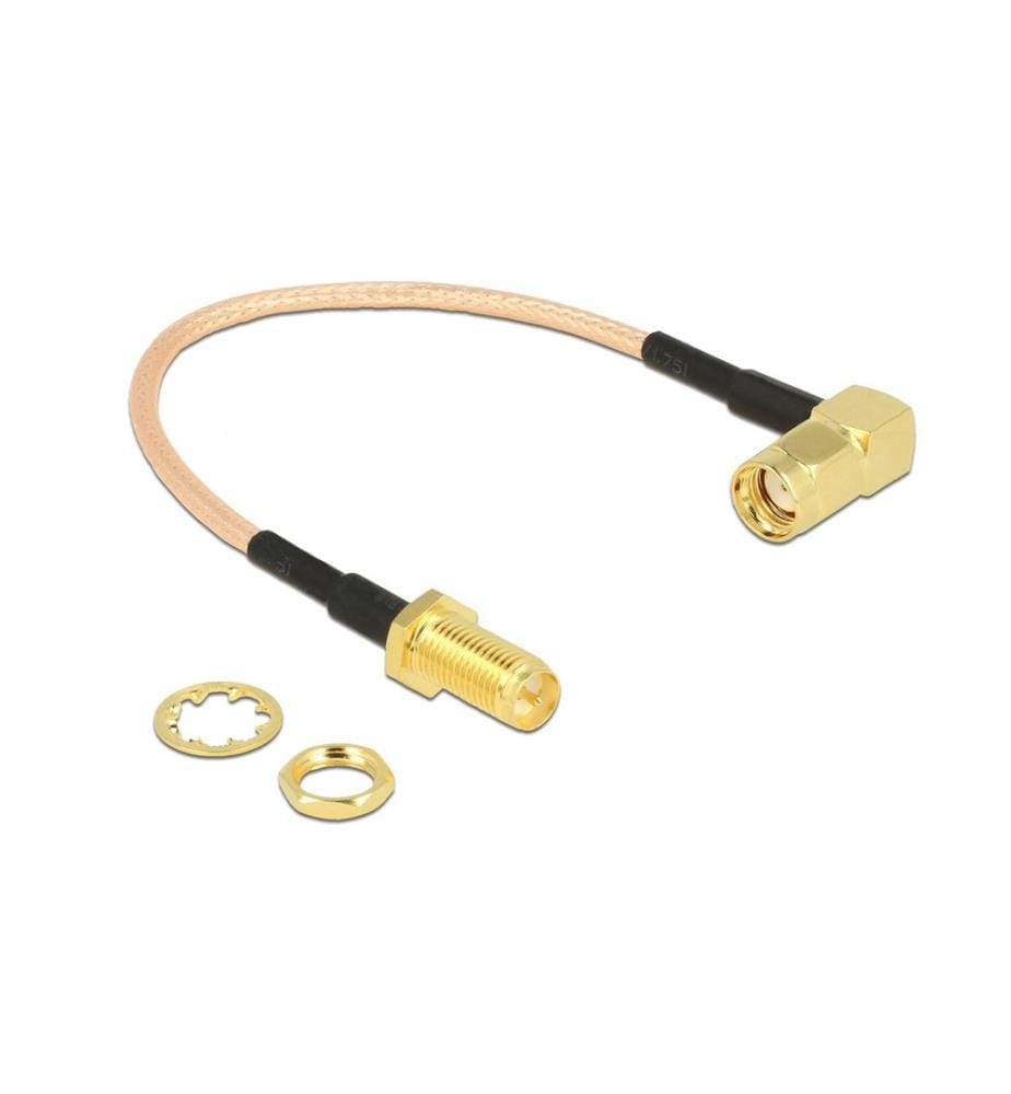 Delock Câble d'antenne RP-SMA vers RP-SMA, 0.16 m