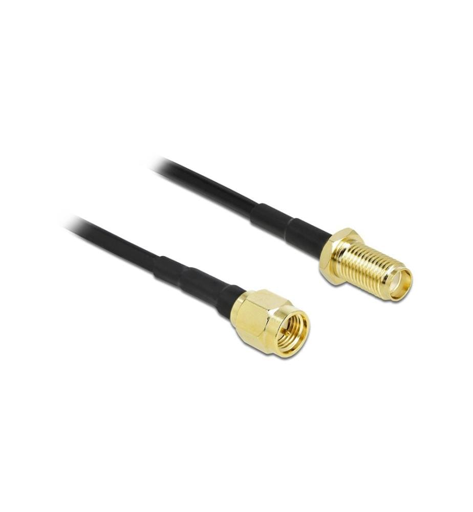Delock Câble d'antenne LTE/5G, CFD/LRM100 SMA vers SMA, 2 m