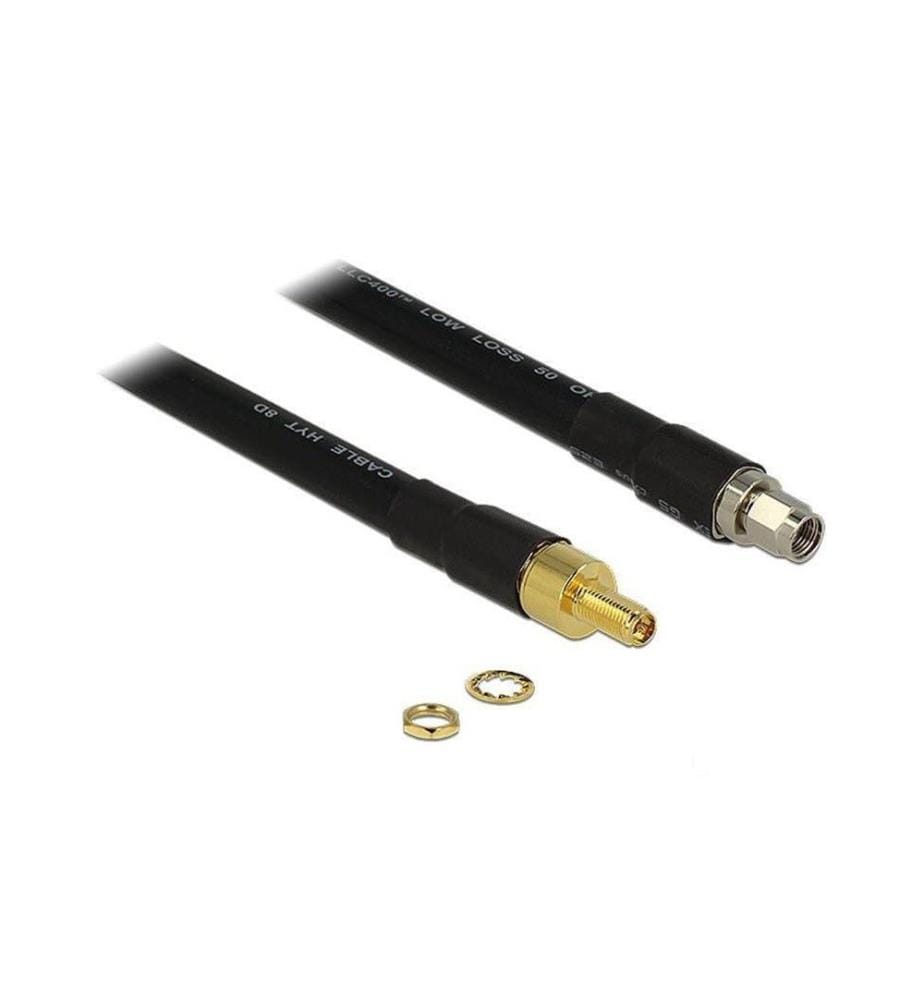 Câble d'antenne Delock RP-SMA vers RP-SMA, 4 m