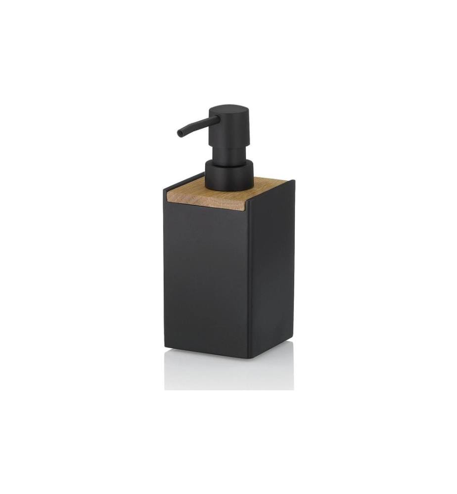 KELA - Distributeur de savon Cube 300 ml, Noir