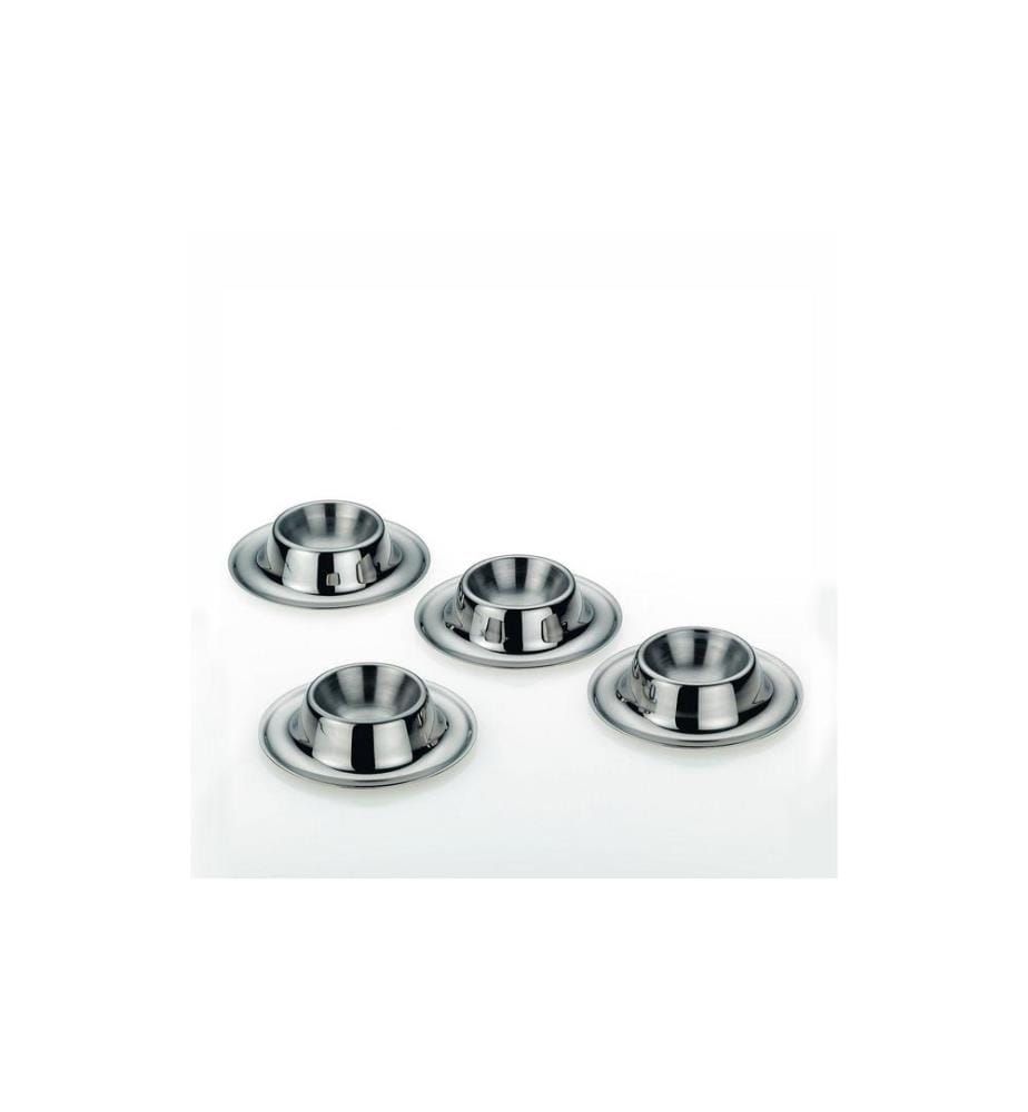 KELA - Coquetier Vision 4 pièces, Argenté