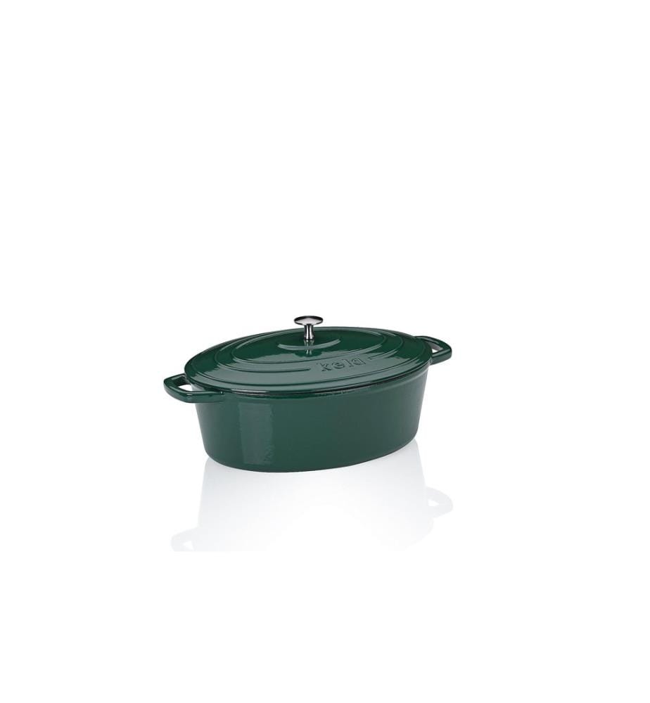 Kela Plat à rôtir Calido ovale 33 cm, Vert