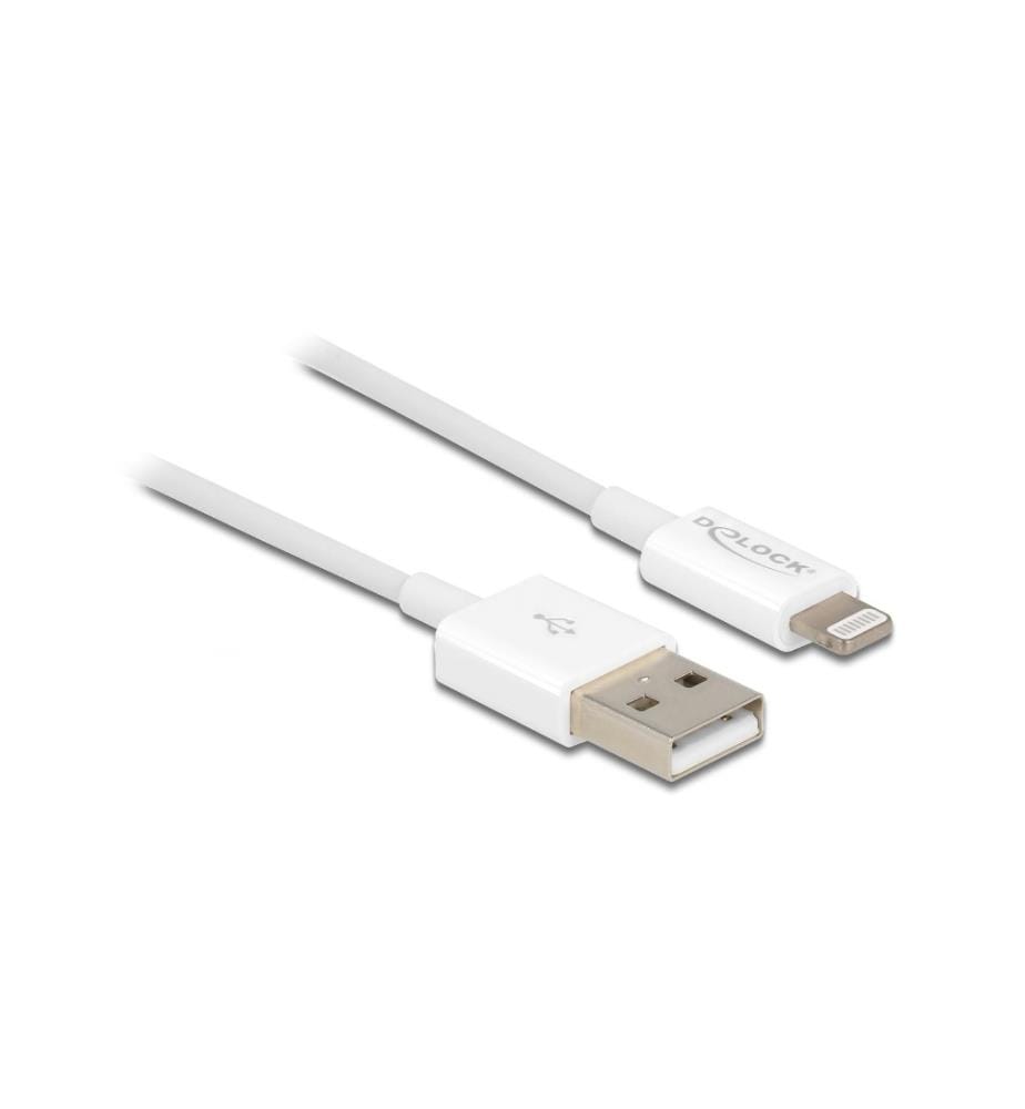 DELOCK - Câble USB 2.0 USB A - Lightning 0.15 m