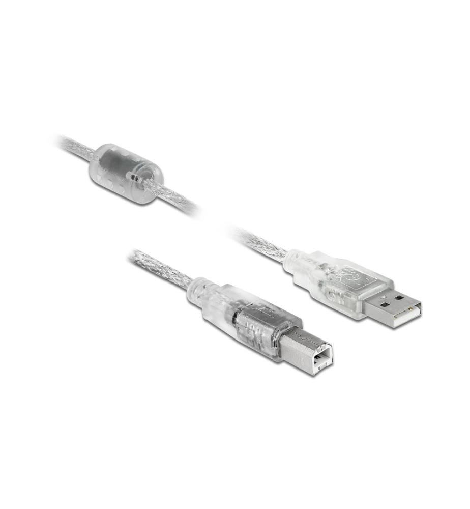 DELOCK - Câble USB 2.0 avec noyau de ferrite USB A - USB B 2 m