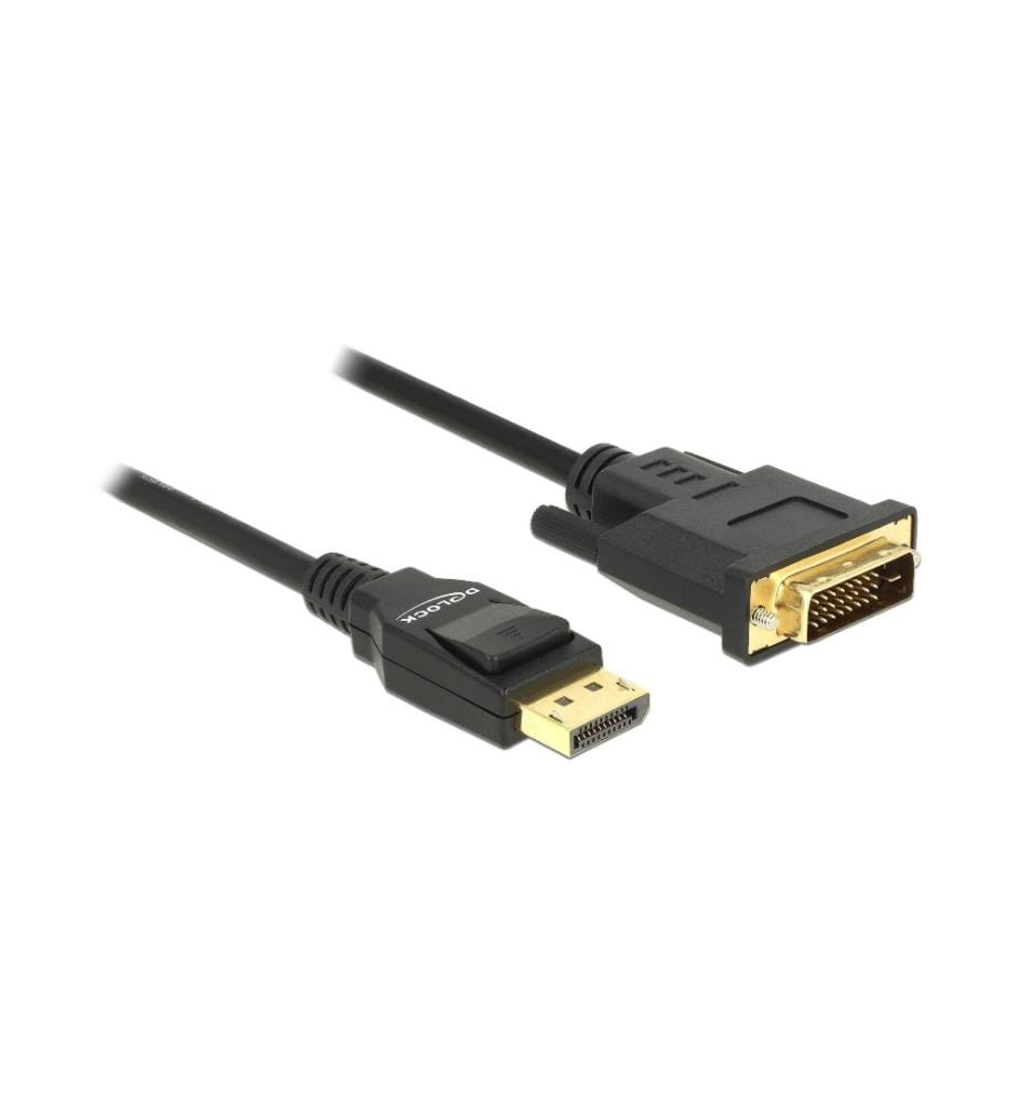 DELOCK - Câble DisplayPort  DVI-D, 2m 4K/30Hz, passif