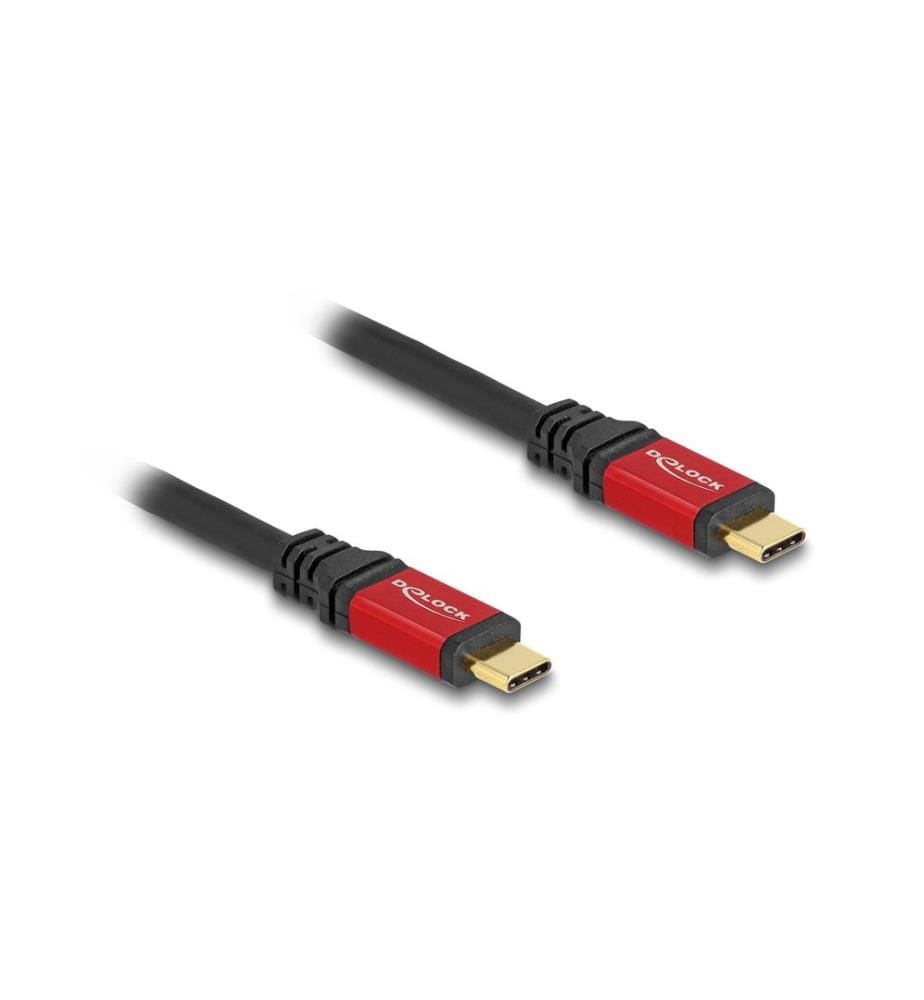 DELOCK - Câble USB4 20 Gbps PD 3.0 100 W USB-C - USB-C 0.5 m