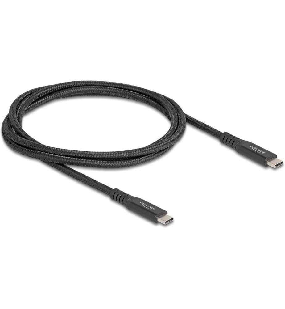 DELOCK - Câble USB4 Type-C Données / Affichage / PCIe / PD 100W / 1 m