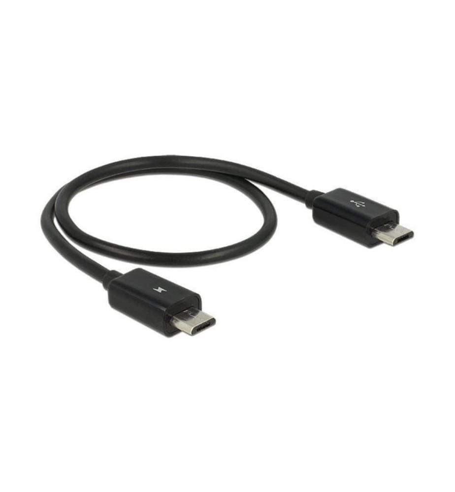 DELOCK - Câble OTG USB Powershare Micro-USB B - Micro-USB B 0.3 m