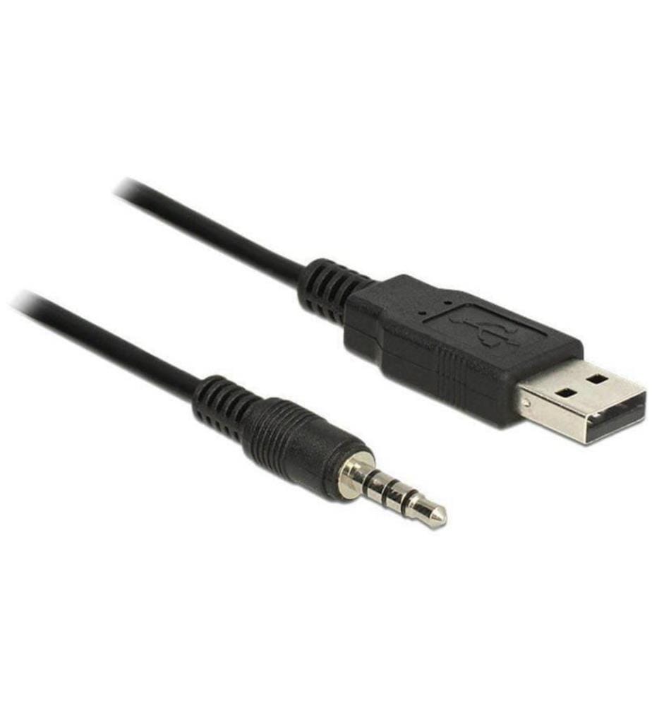 DELOCK - Câble USB 2.0 USB A TTL  jack 3.5 mm, 4 broches (3.3 V) 1.8 m