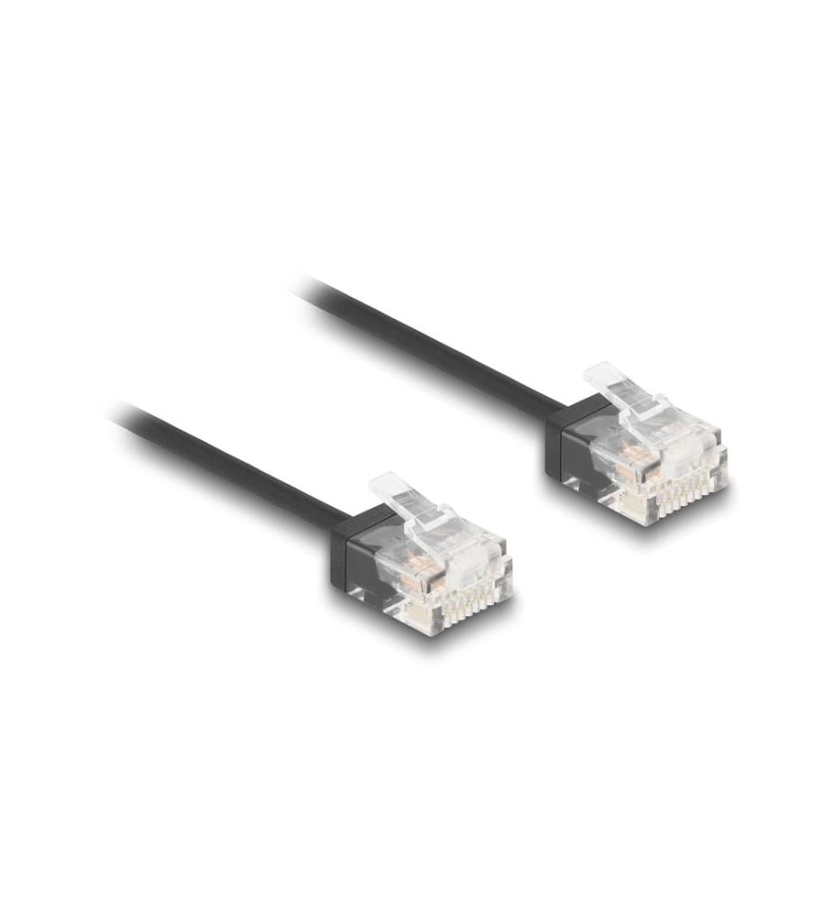 DELOCK - Câble patch Cat 6, UTP, 0.3 m, Noir