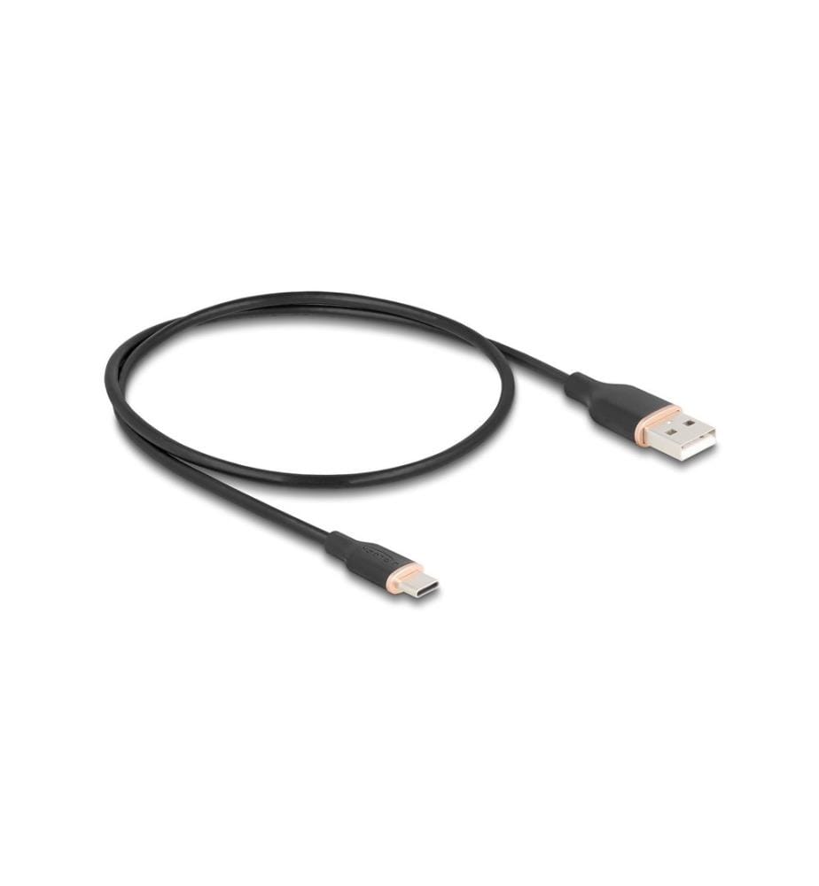 DELOCK - Câble USB 2.0 Silicone USB-A - USB-C 0.5 m