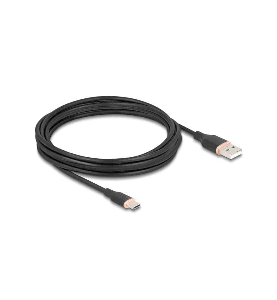 DELOCK - Câble USB 2.0 Silicone USB-A - USB-C 4 m