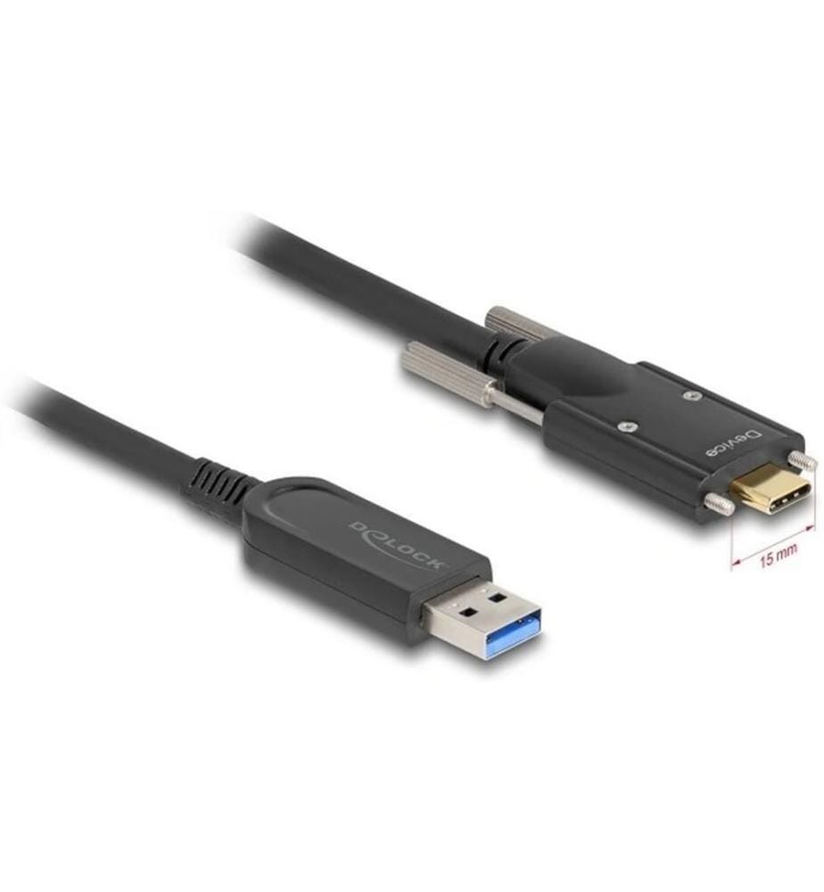 DELOCK - Câble USB AOC 10 Gbps USB Type-A - USB type C, 7.5 m