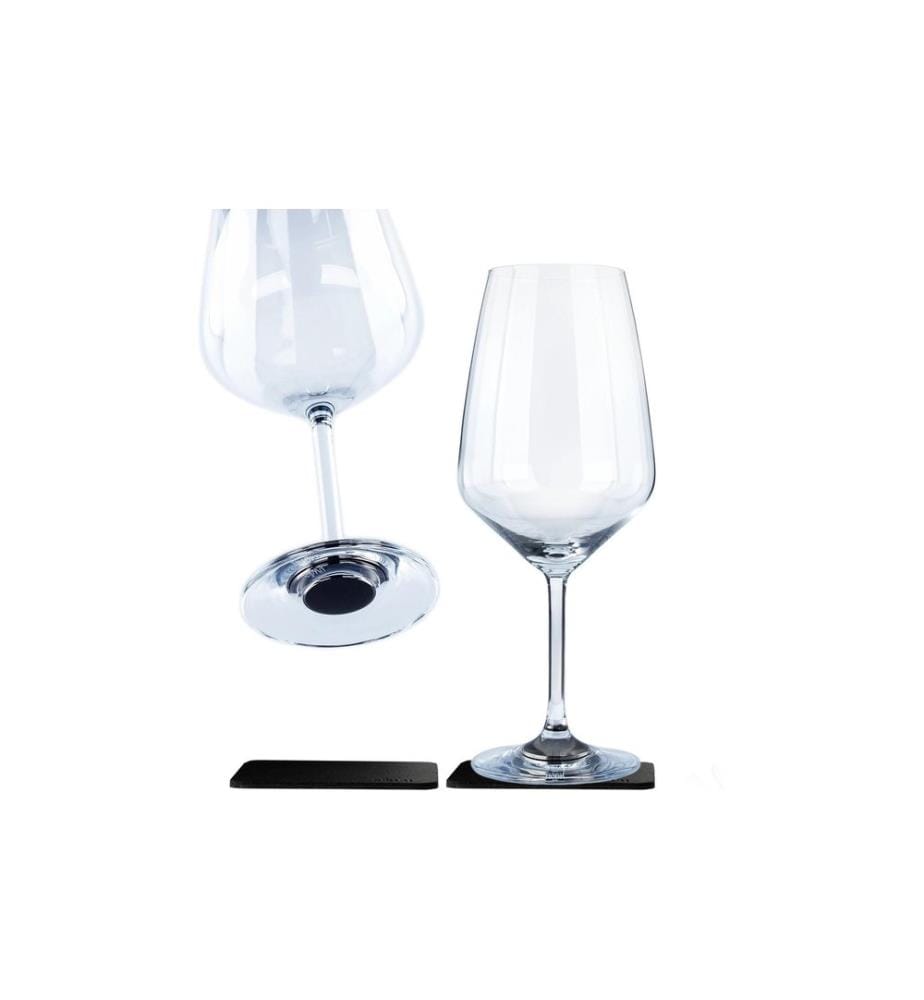 Silwy - Verres en cristal magnétiques, Lot de 2, 6.5 dl