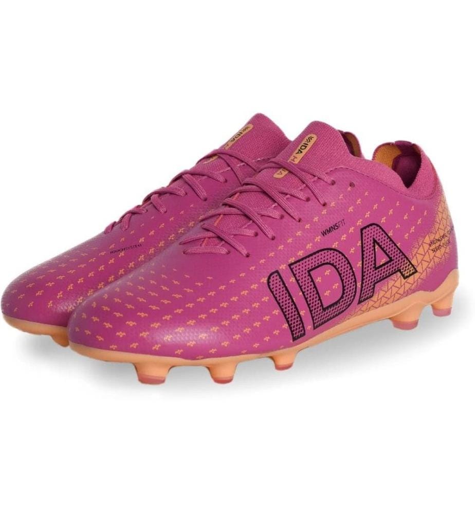 IDA Sports Chaussure de football Helia Club FG/AG Rose foncé, 35.5