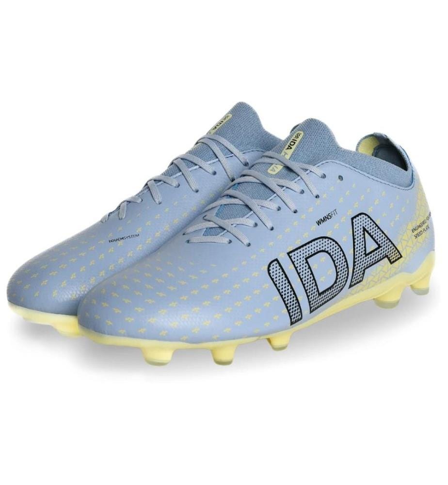 Chaussures de football IDA Sports Helia Club FG/AG Bleu Clair, 35.5