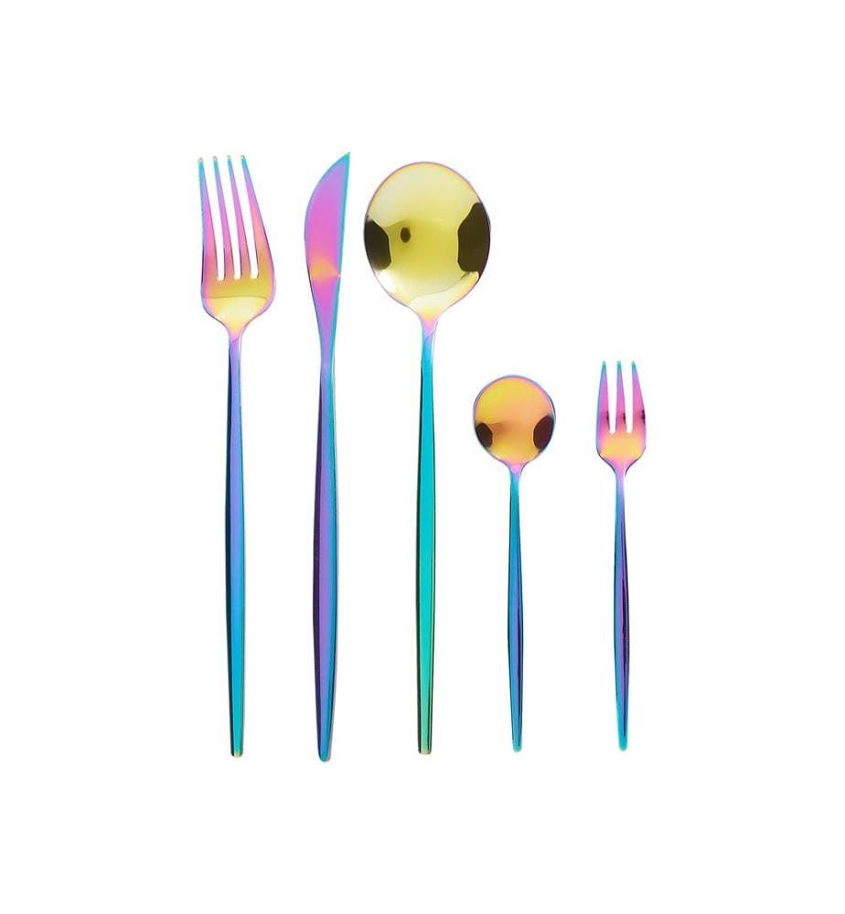 Set de 30 couverts RIGATONI Multicolore