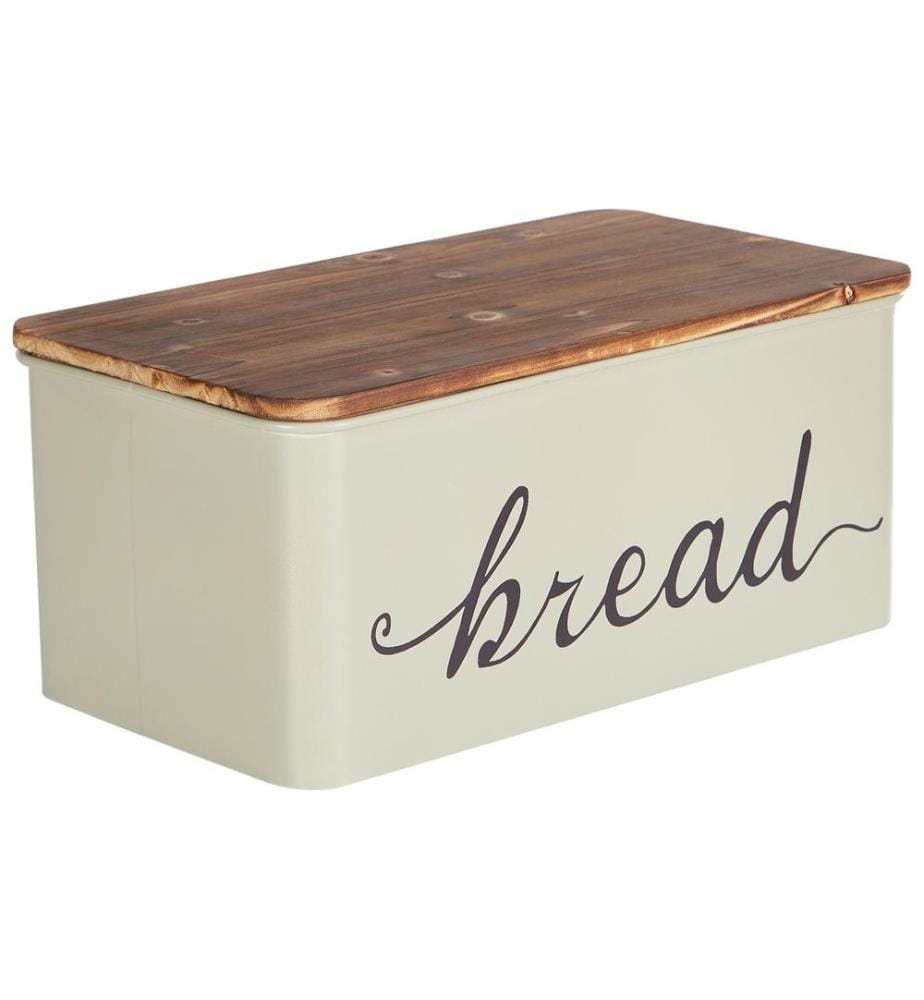 Boîte à pain GOURMANDISE Métal Beige