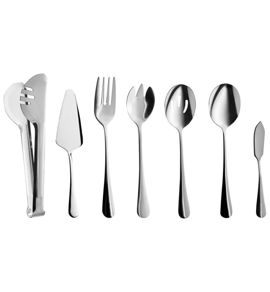 Lot de 7 ustensiles de cuisine ZITI Argenté