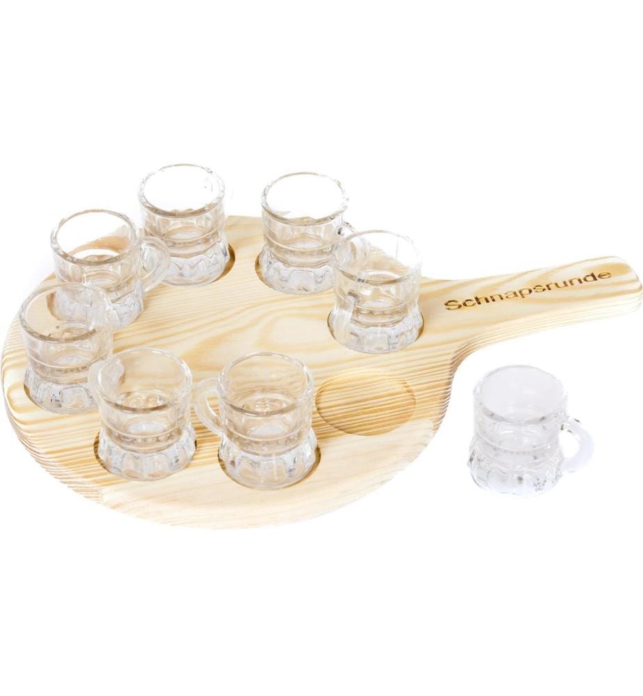 Trendcompany - Verres à liqueur 21 cm, 8 verres