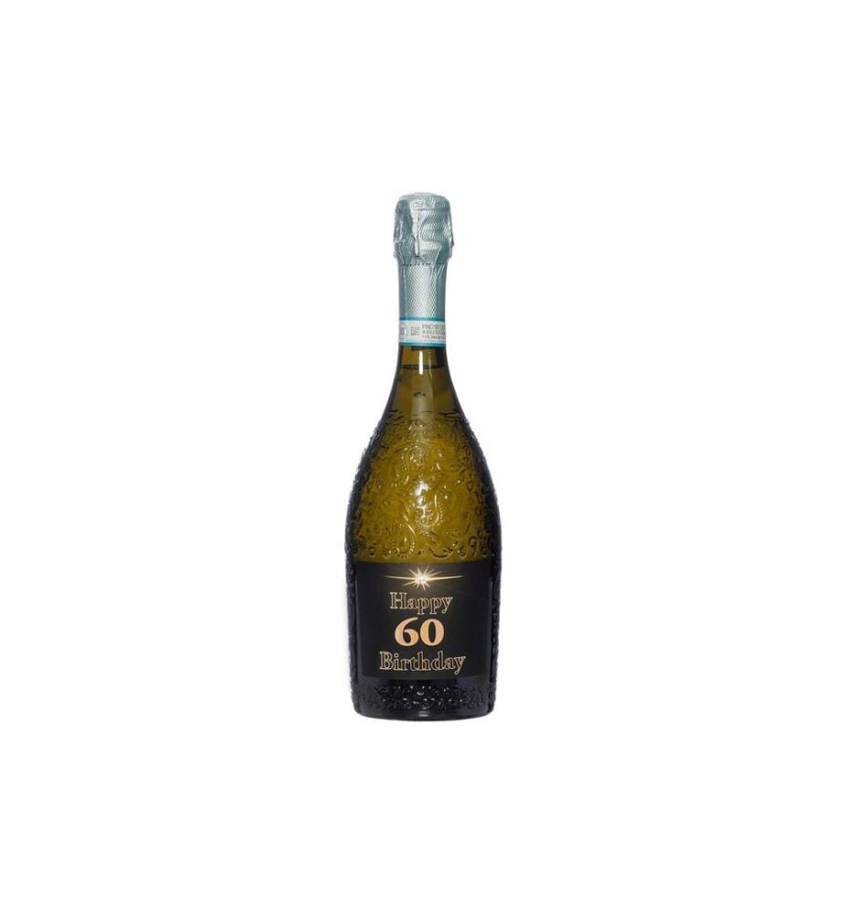 Dreams and Fantasy - Idea regalo Prosecco dark Happy Birthday 60 750 ml