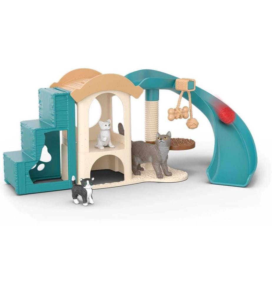 SCHLEICH - Ensemble de pions Le plaisir de jouer pour les chats
