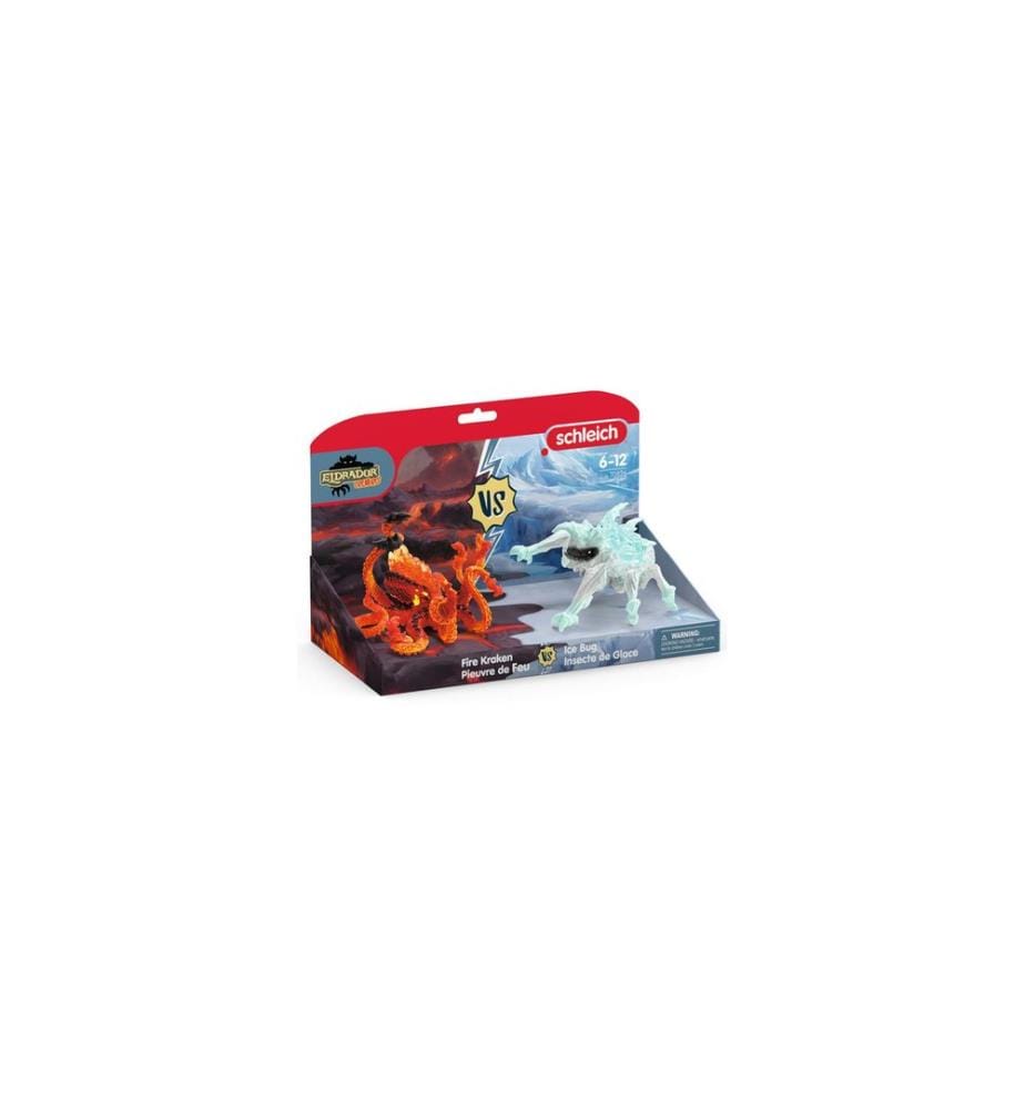 SCHLEICH - Scarabée de glace vs. pieuvre de feu