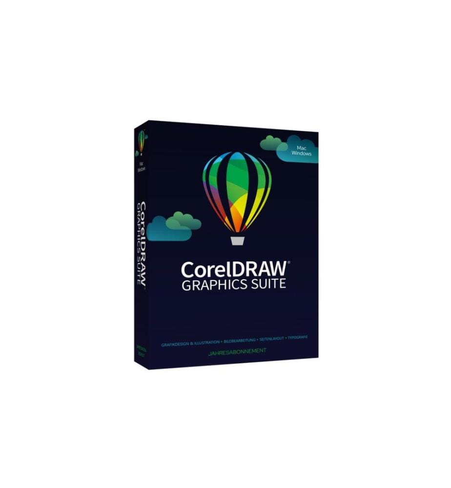 Corel - Corel -Draw Graphics Suite Agnostic Box, ABO,1yr, Win/Mac, ML